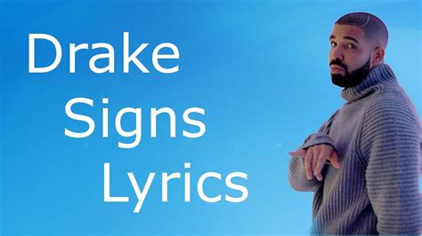 drake entitled signs song